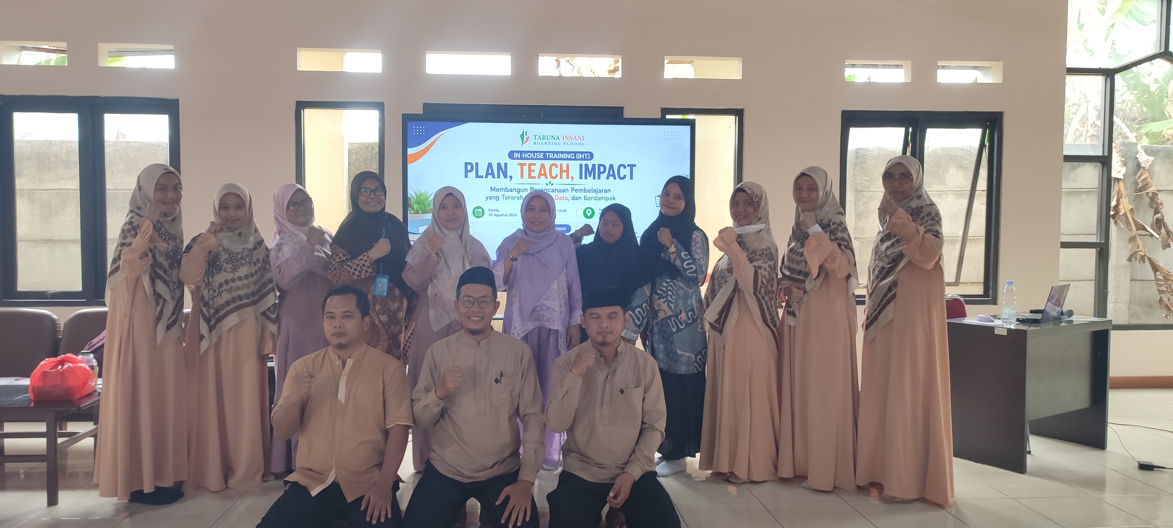 IHT Taruna Insani: PLAN, TEACH, IMPACT, Menguatkan Perencanaan Pembelajaran yang Terarah, Berbasis Data, dan Berdampak